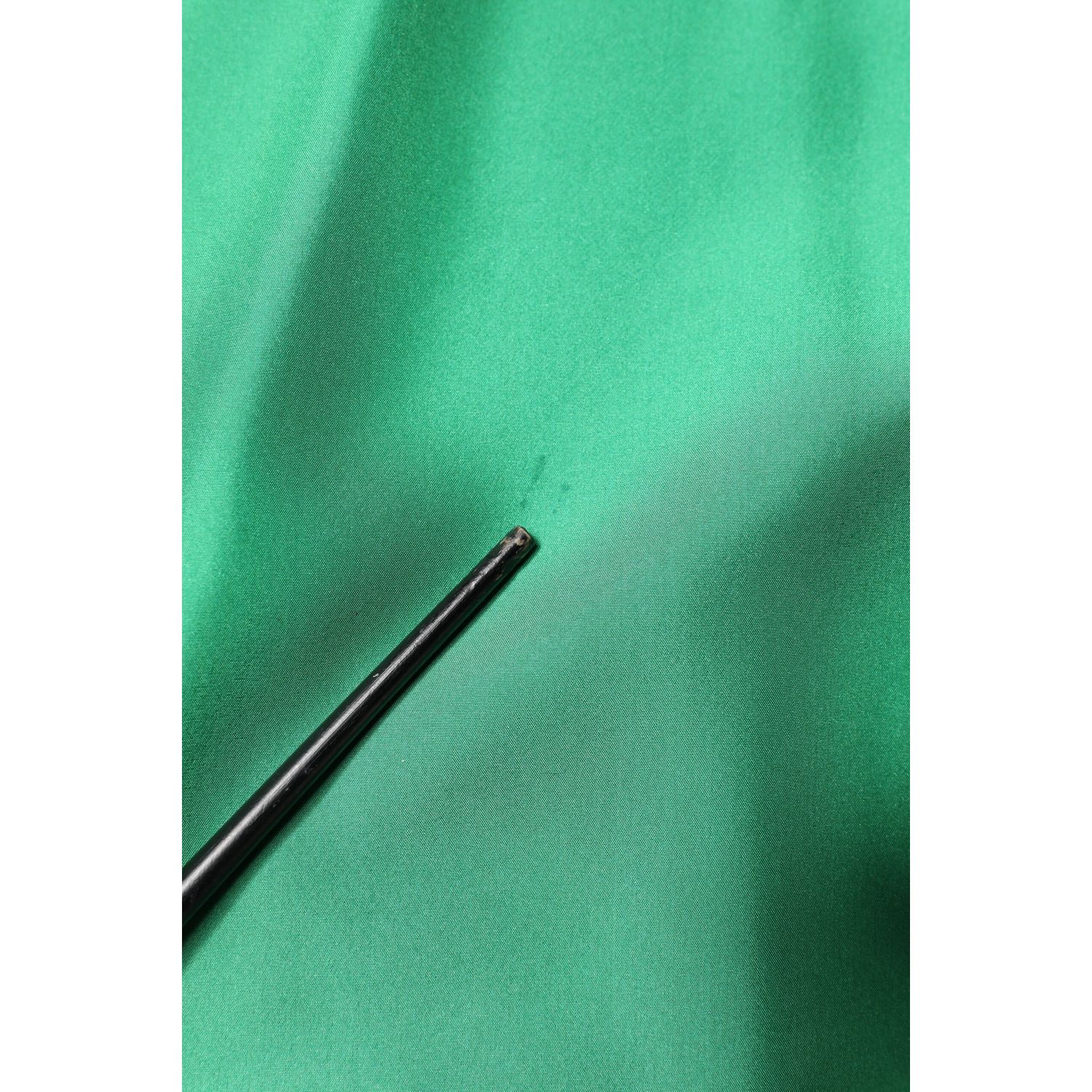 Dolce & Gabbana Green Silk Satin Long Sleeves Casual Shirt