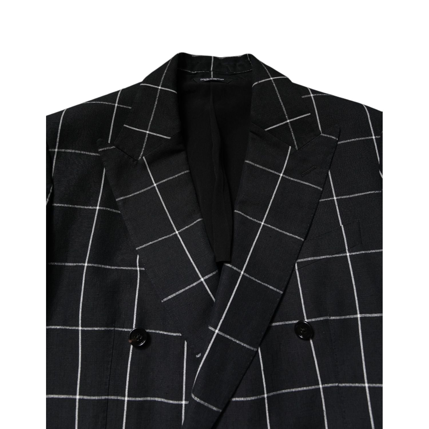 Dolce & Gabbana Black TAORMINA Double Breasted 2 Piece Suit