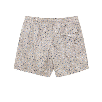 Canali Beige Polyester Swim Shorts