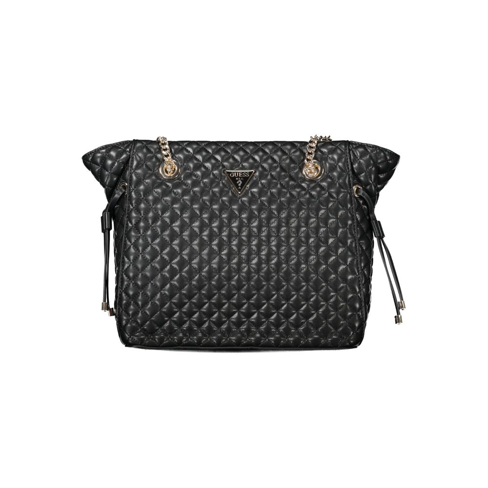 Front view with bag zipped and handles upright.