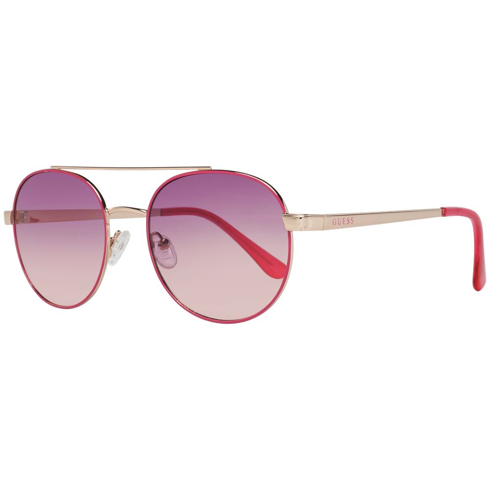 Guess Pink Metal Sunglasses