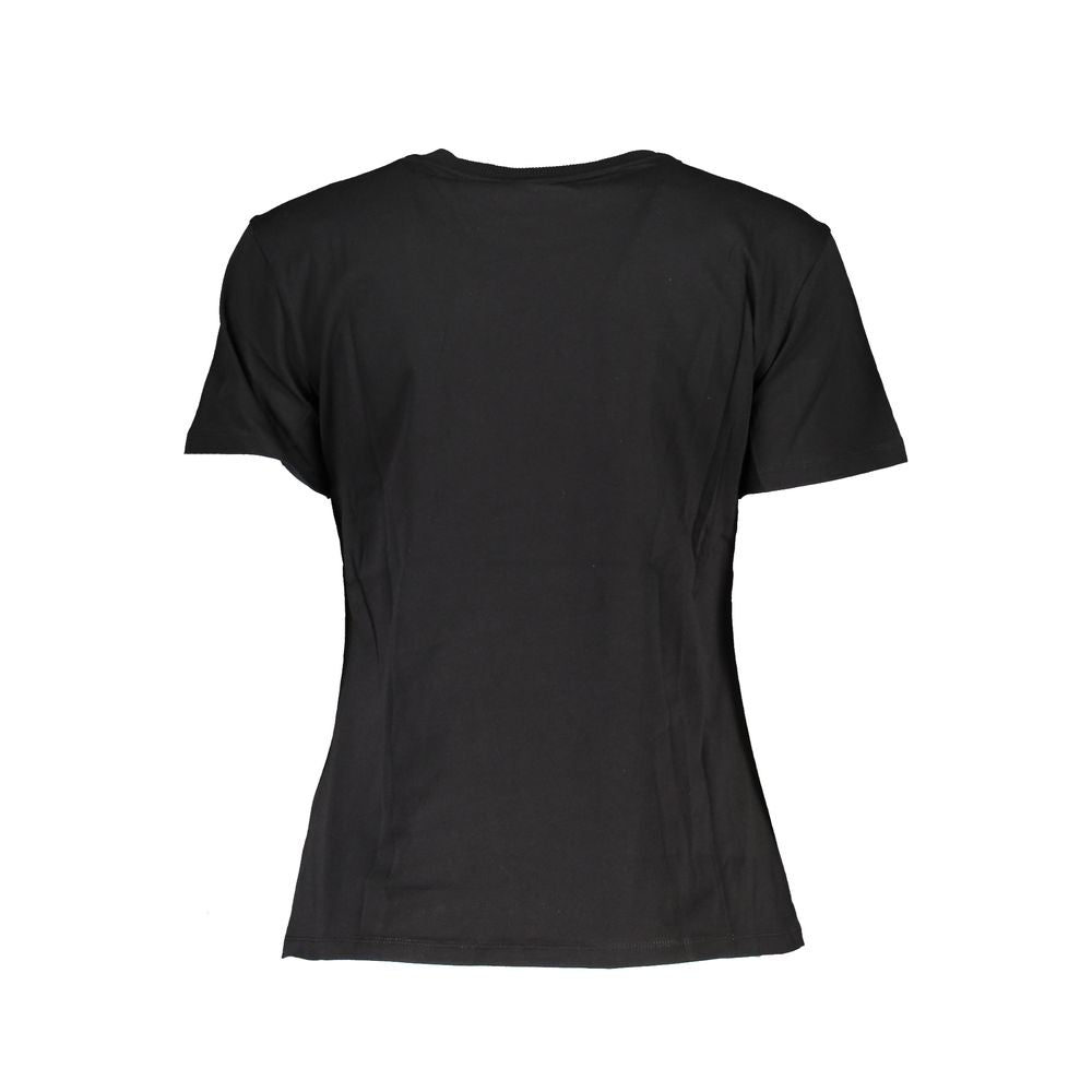 Patrizia Pepe Black Cotton T-Shirt