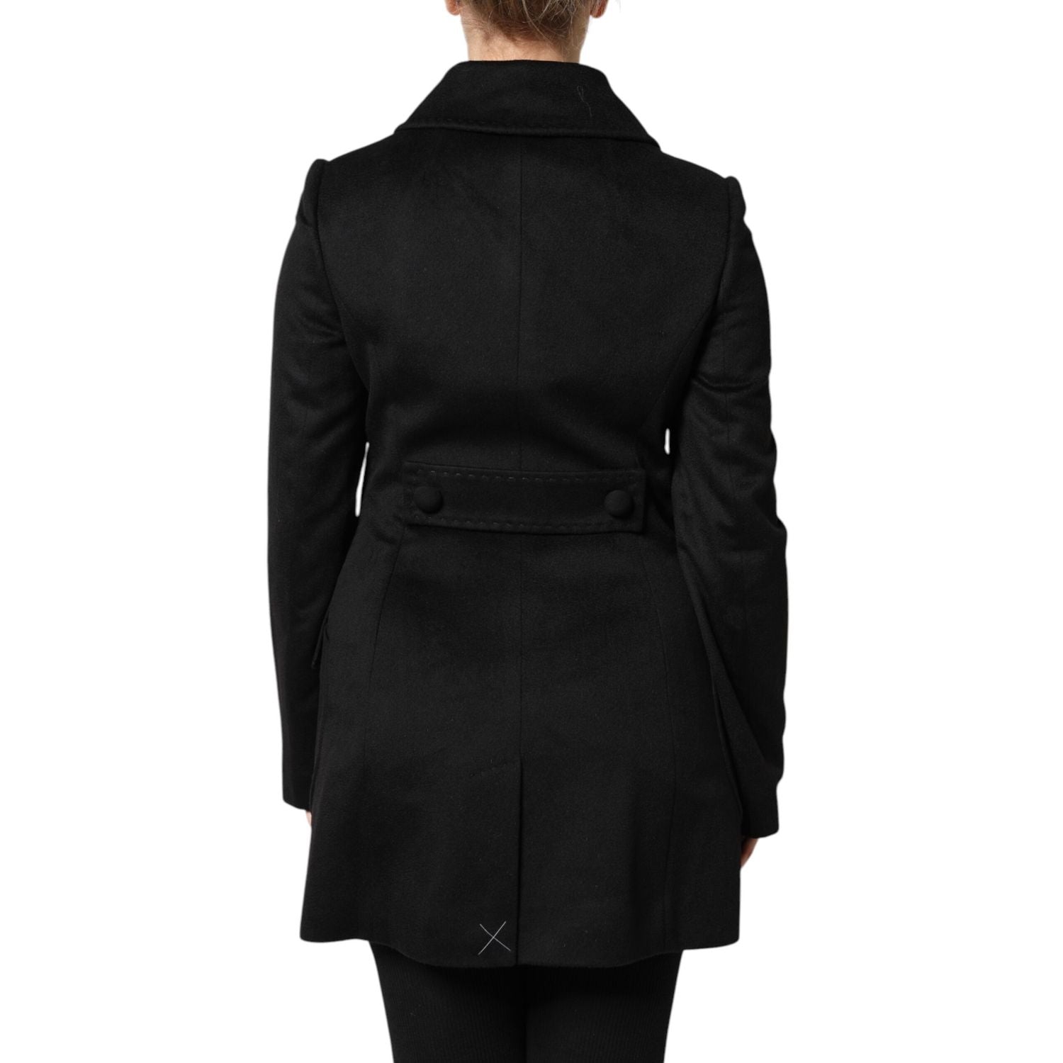 Dolce & Gabbana Black Wool Sartoria Italiano Blazer Jacket