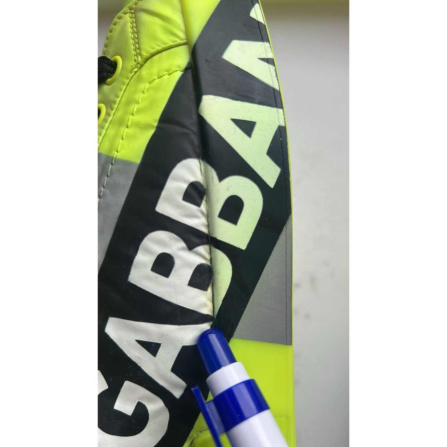 Dolce & Gabbana Neon Green Logo Tape Low Top Sneakers Shoes