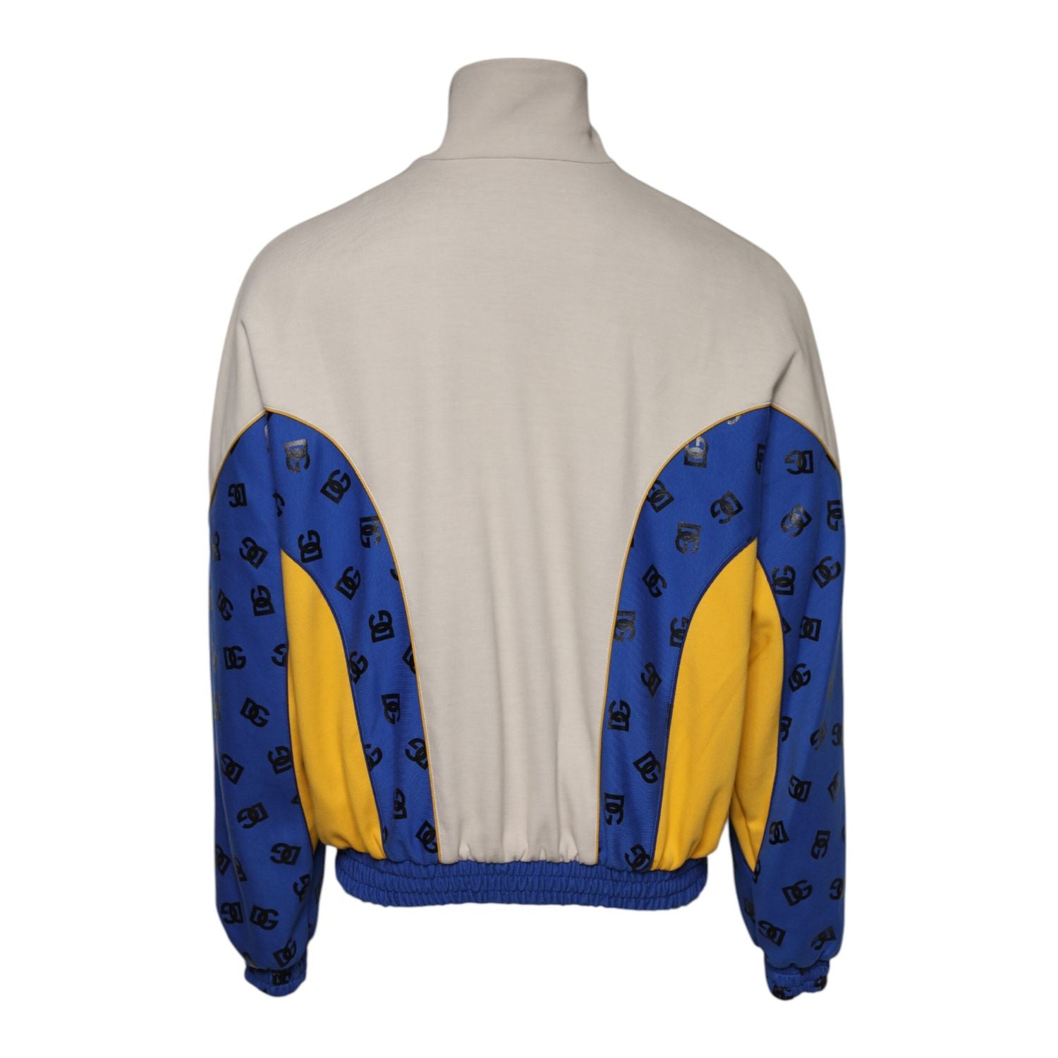 Dolce & Gabbana Multicolor Polyester Full Zip Bomber Jacket