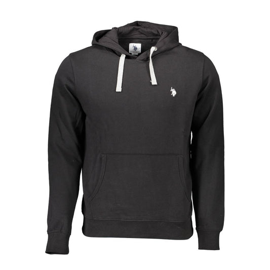 U.S. POLO ASSN. Black Cotton Men Sweater US-9354-XXL