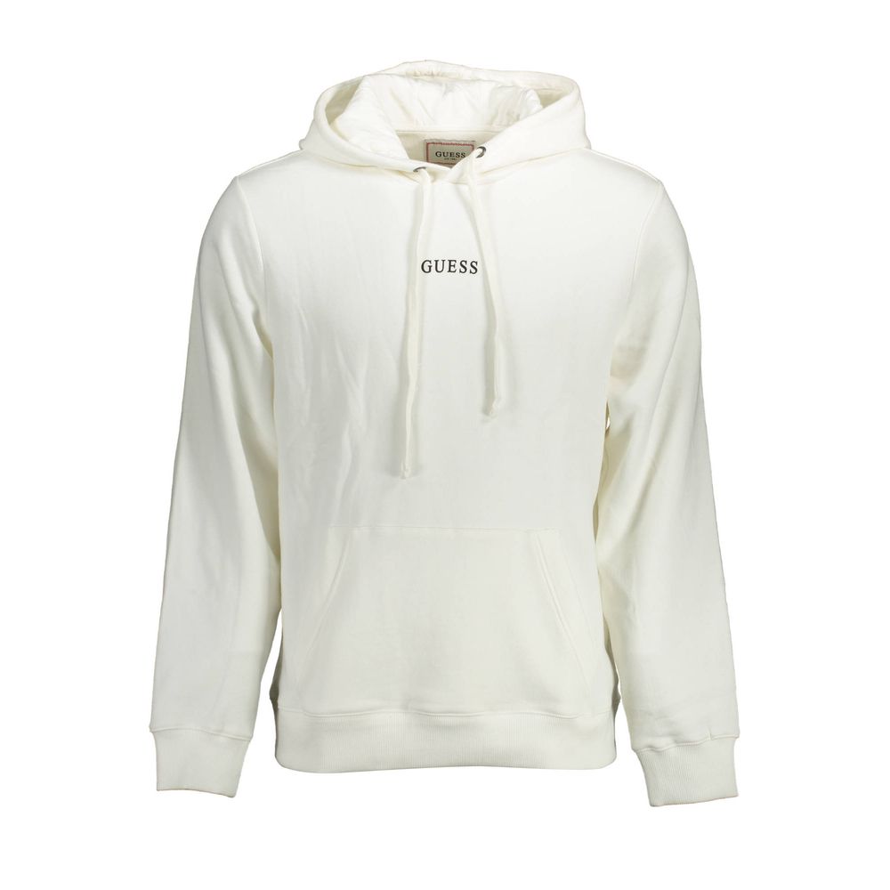 Guess Jeans White Cotton Men Sweater GU-10942-XXL
