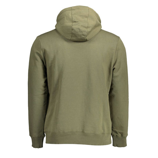 Napapijri Green Cotton Men Sweater NA-14618-XS