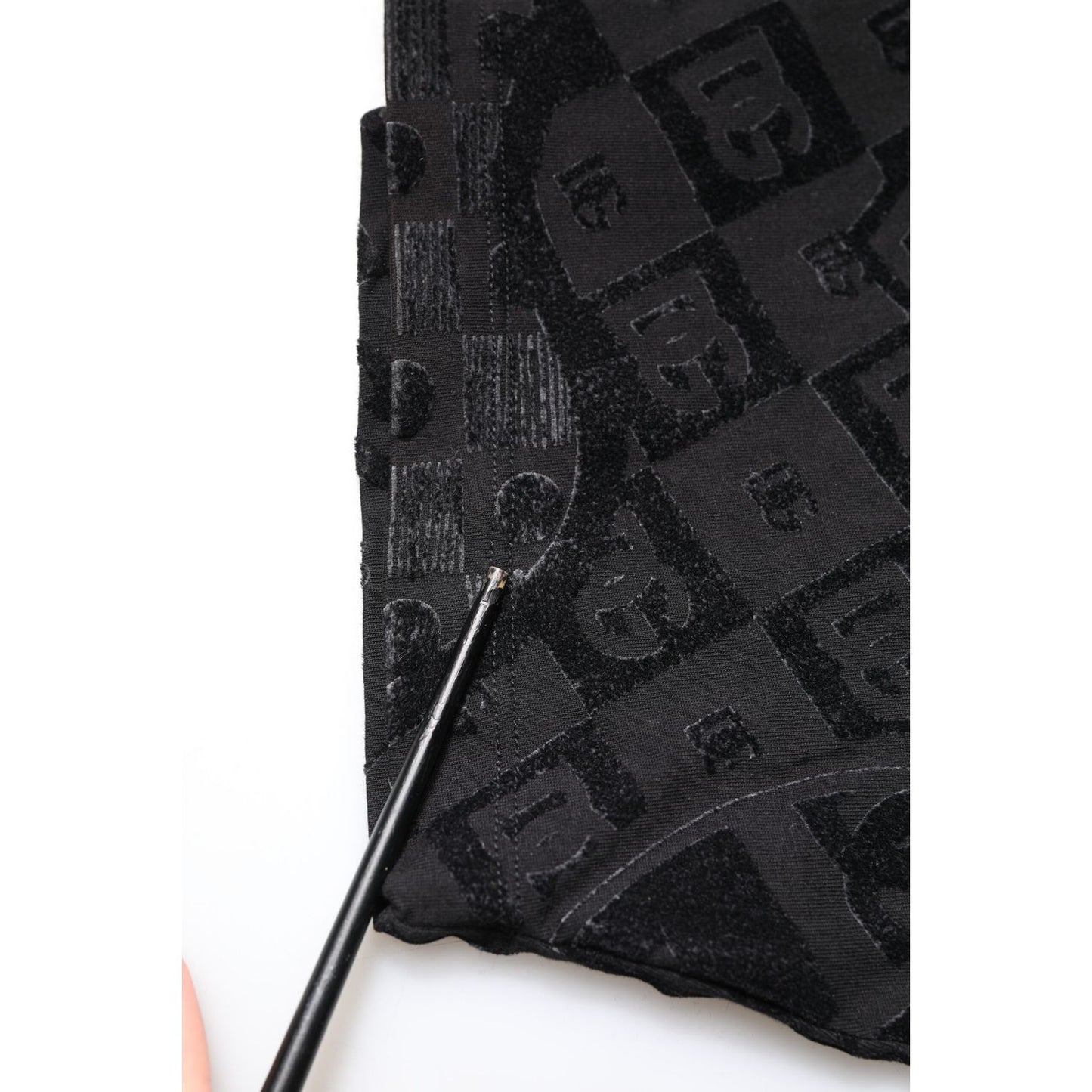 Dolce & Gabbana Black Cotton Bandana Logo Crew Neck T-shirt