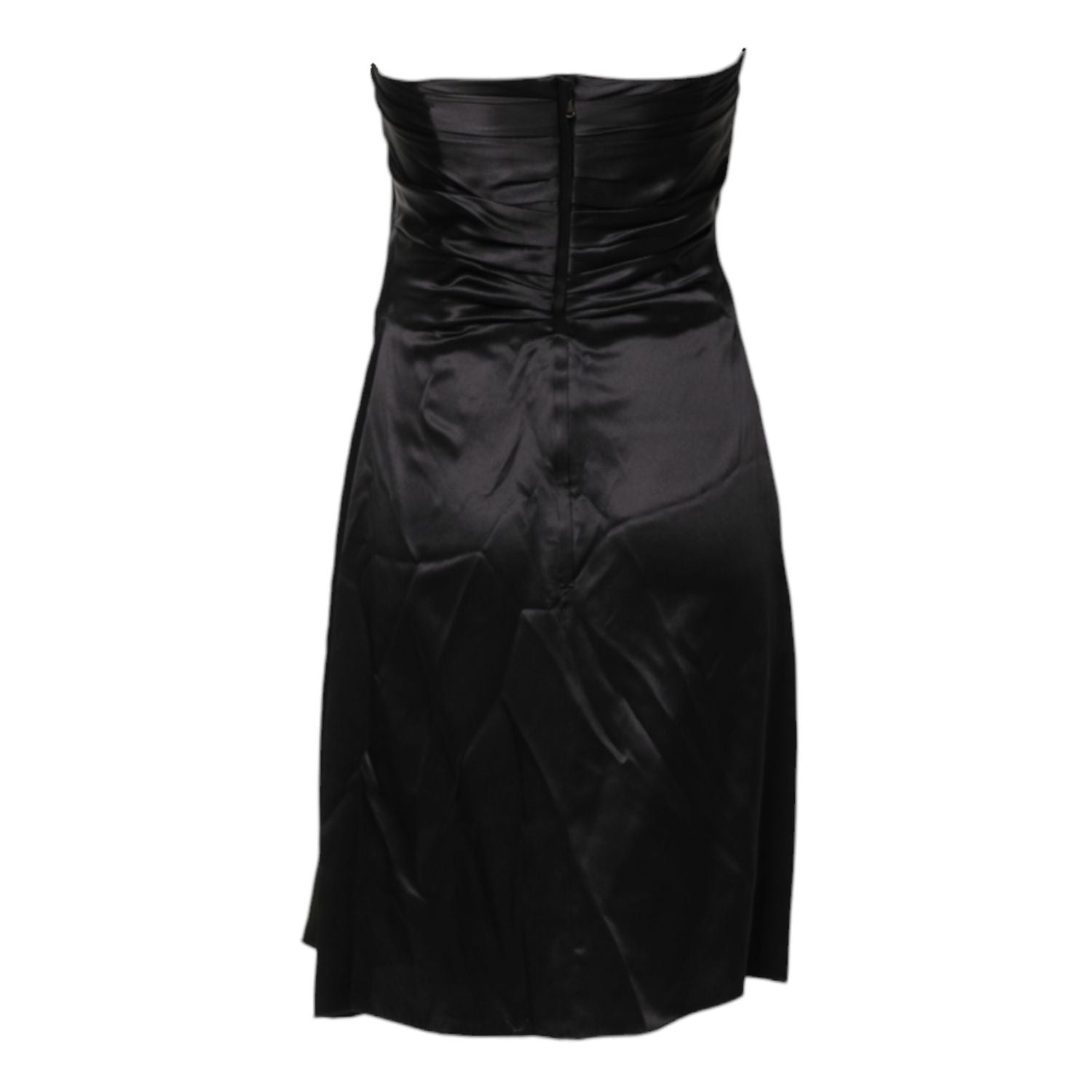 Dolce & Gabbana Black Strapless Sheath A-line Mini Dress