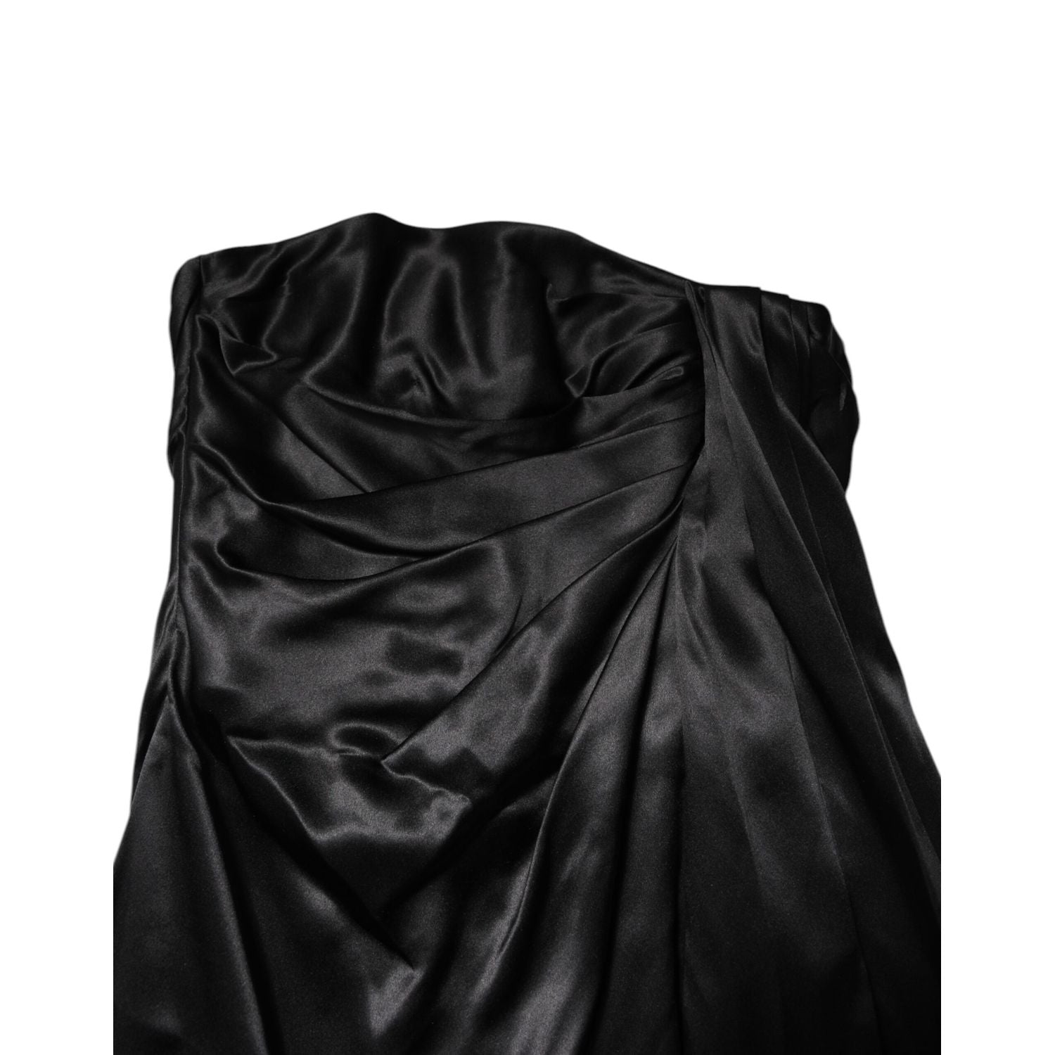 Dolce & Gabbana Black Strapless Sheath A-line Mini Dress