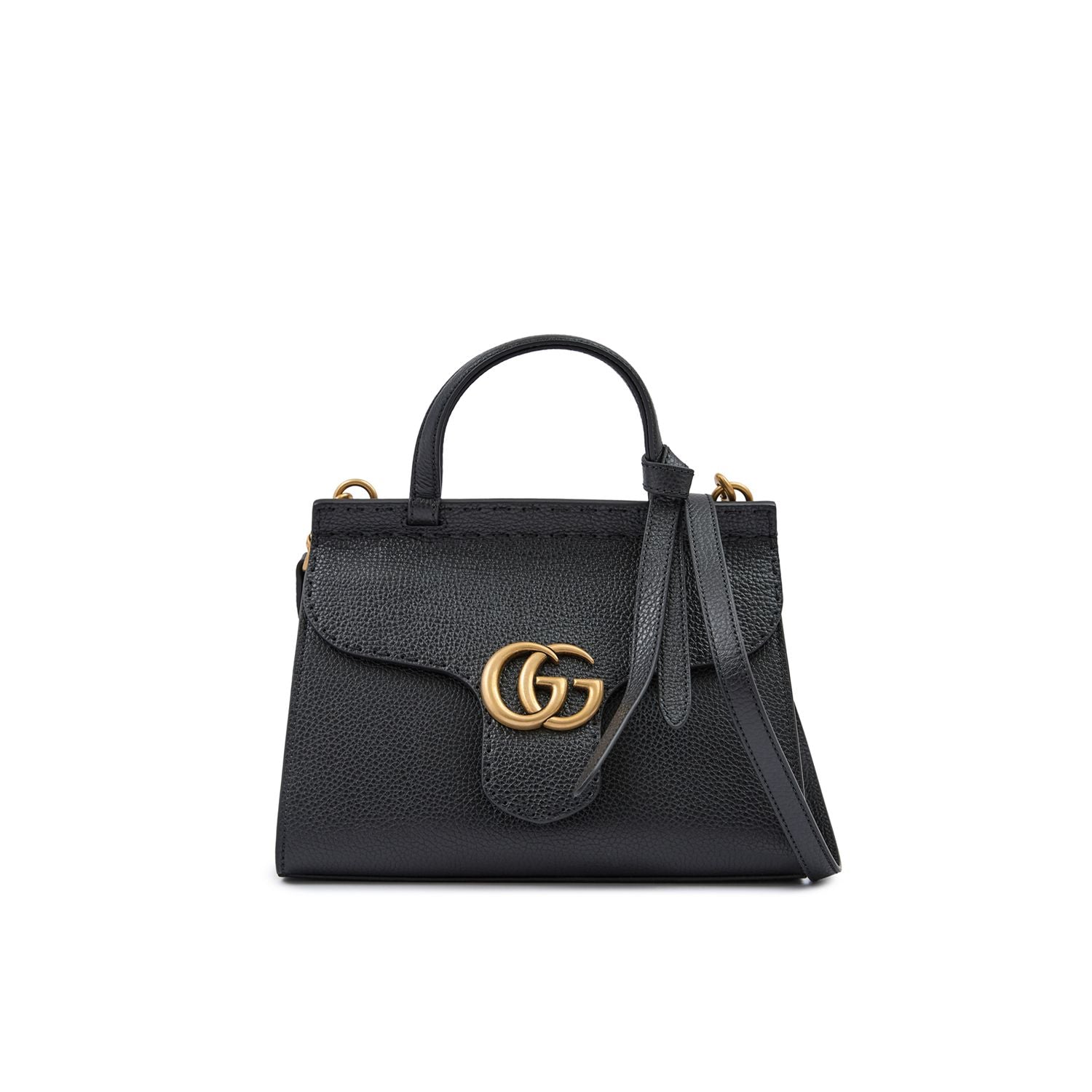 Front view with bag zipped and handles upright.