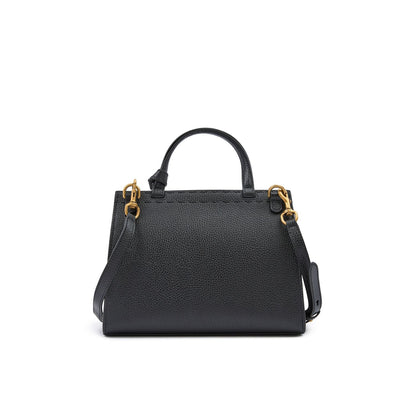 Gucci Black Leather GG Marmont Handbag