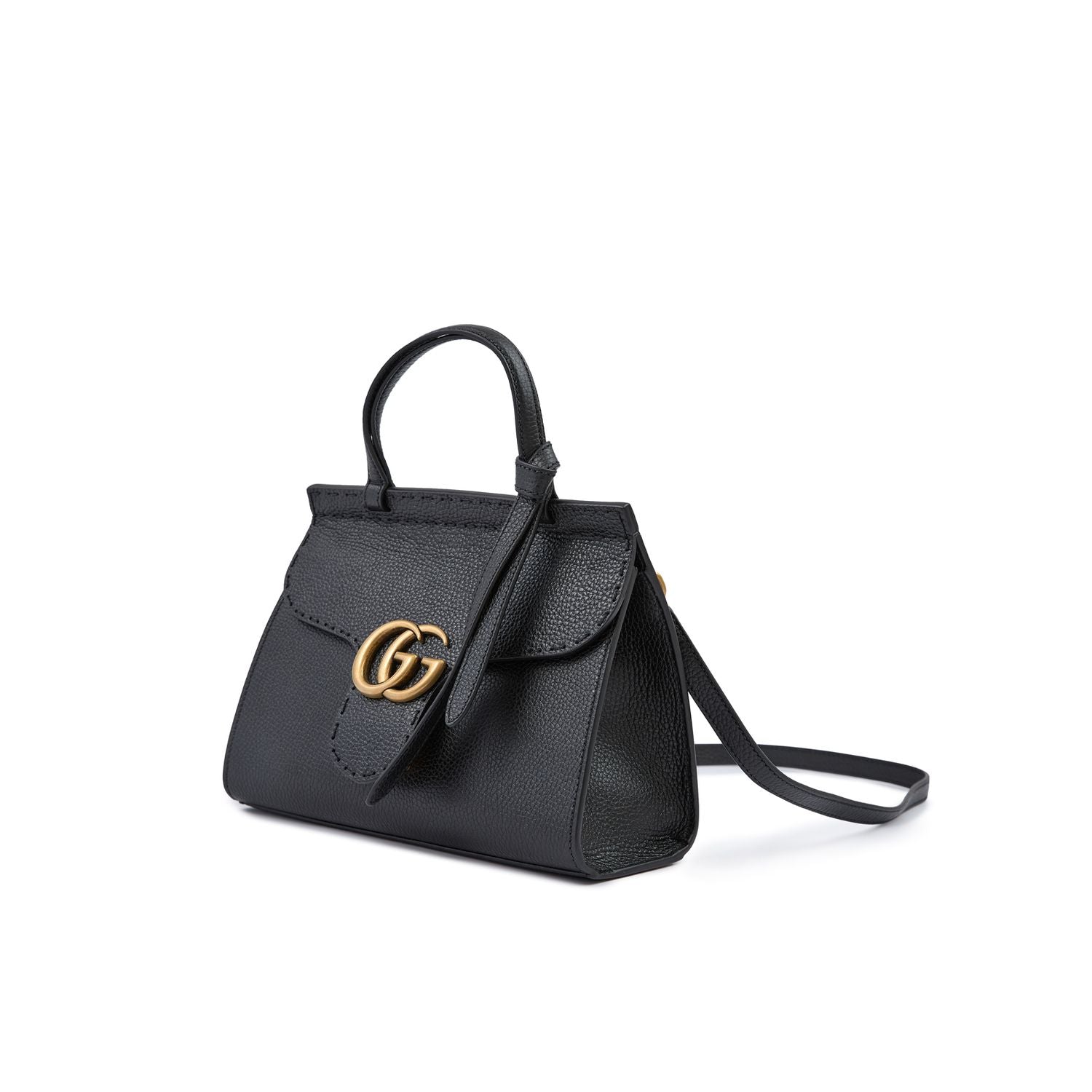 Front view with bag zipped and handles upright.
