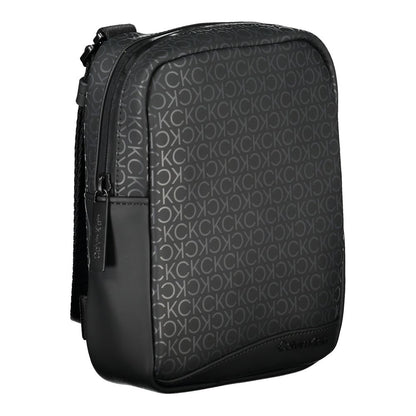 Calvin Klein Black Polyester Men Shoulder Bag