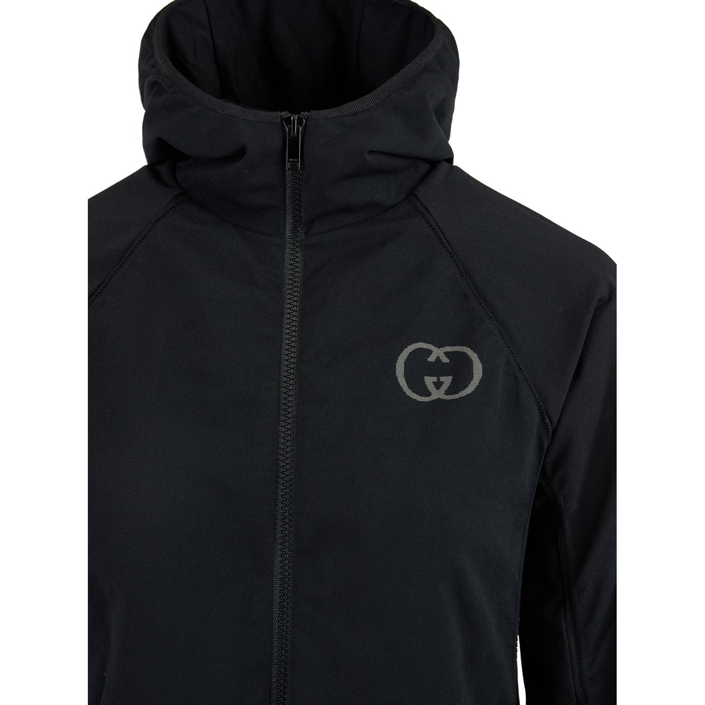 Gucci Black Polyamide Hoodie Sweatshirt