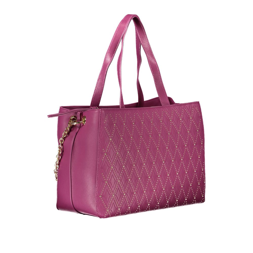 Front view with bag zipped and handles upright.