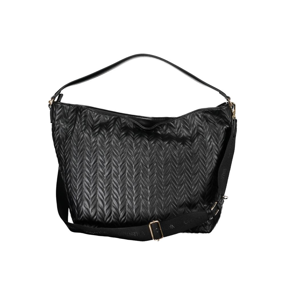 Front view with bag zipped and handles upright.