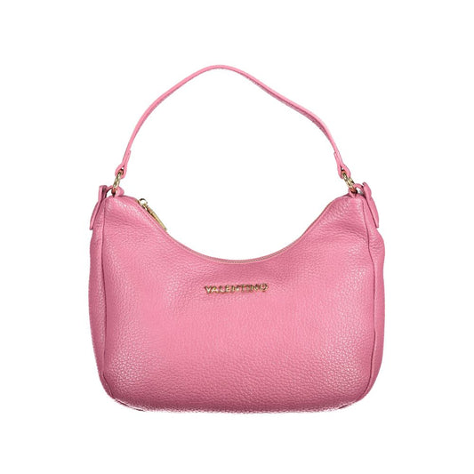 Mario Valentino Pink Polyethylene Women Handbag with single handle and detachable shoulder strap