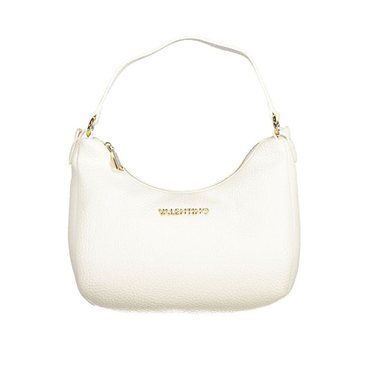 Mario Valentino White Polyethylene Women Handbag with adjustable strap