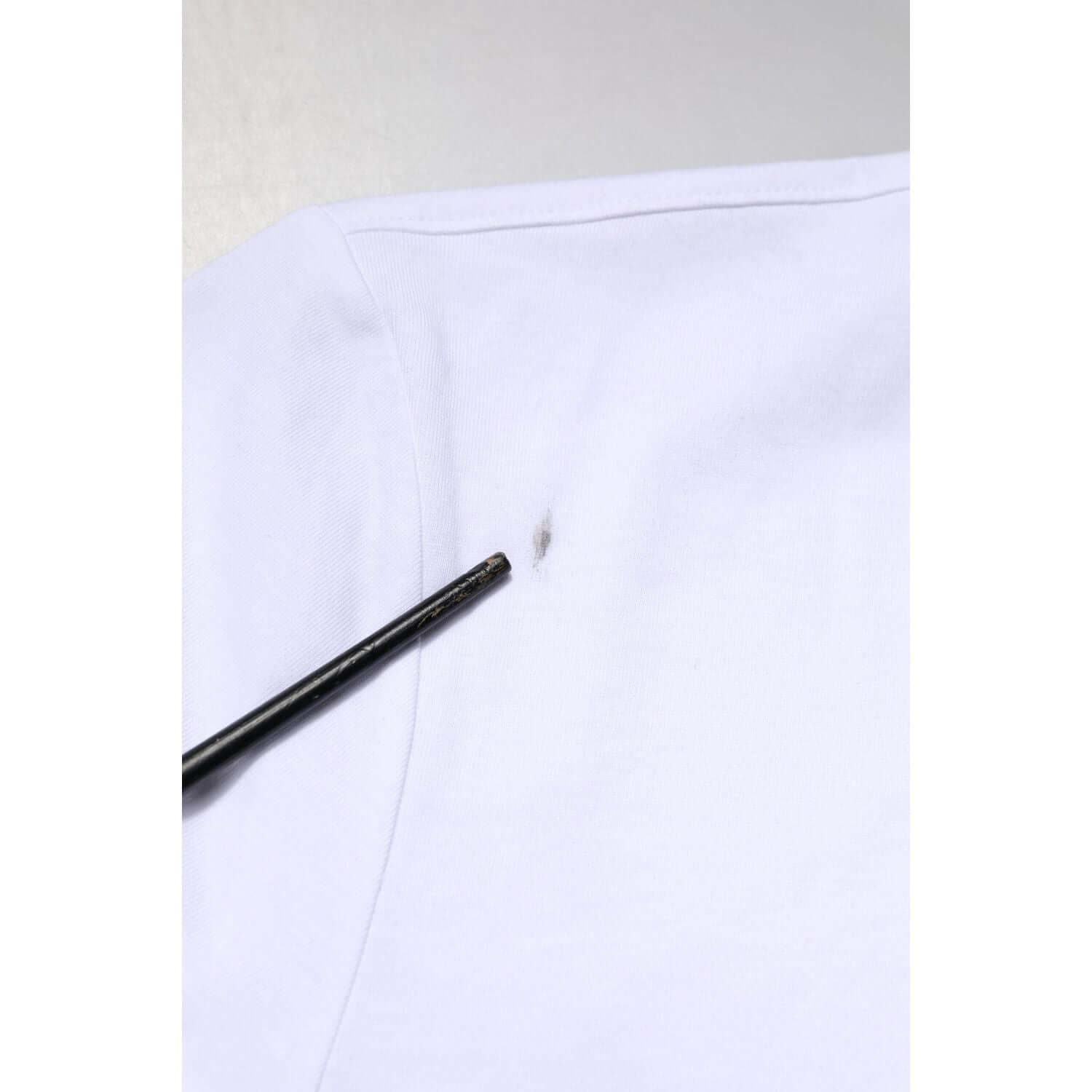 Dolce & Gabbana White Logo Embroidery Crew Neck T-shirt