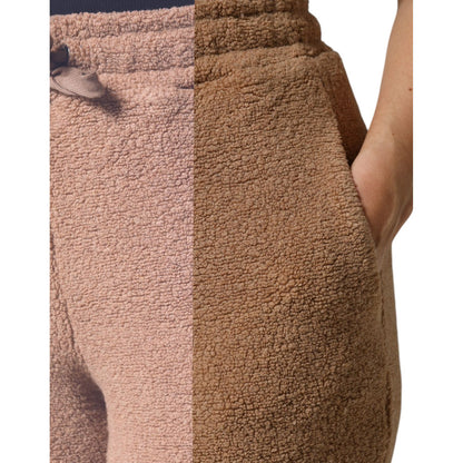 Dolce & Gabbana Brown Logo Plaque Sweatpants Straight Pants