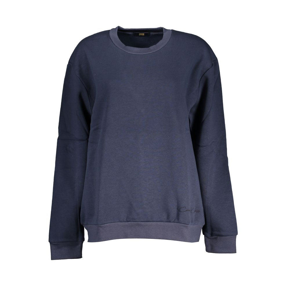 Cavalli Class Blue Cotton Sweatshirt
