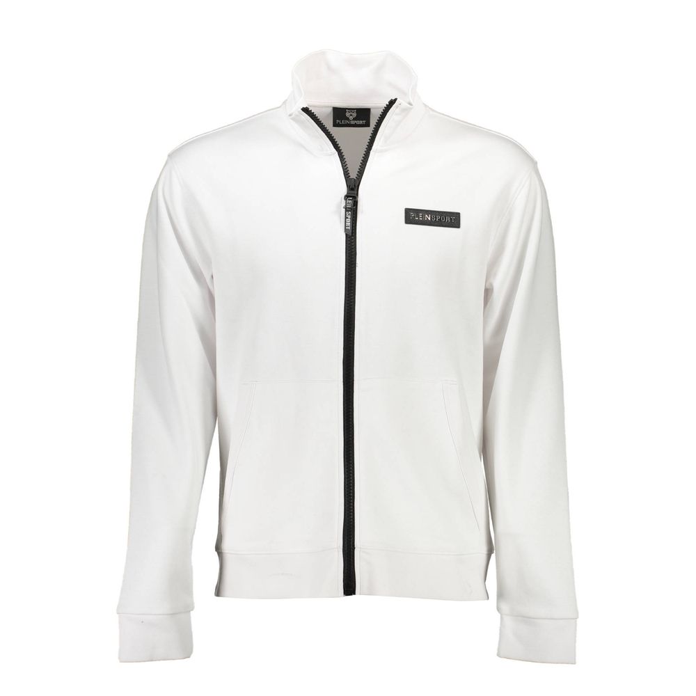 Plein Sport White Cotton Sweatshirt