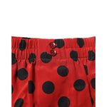 Dolce & Gabbana Red Silk Polka Dot Boxer Shorts Underwear