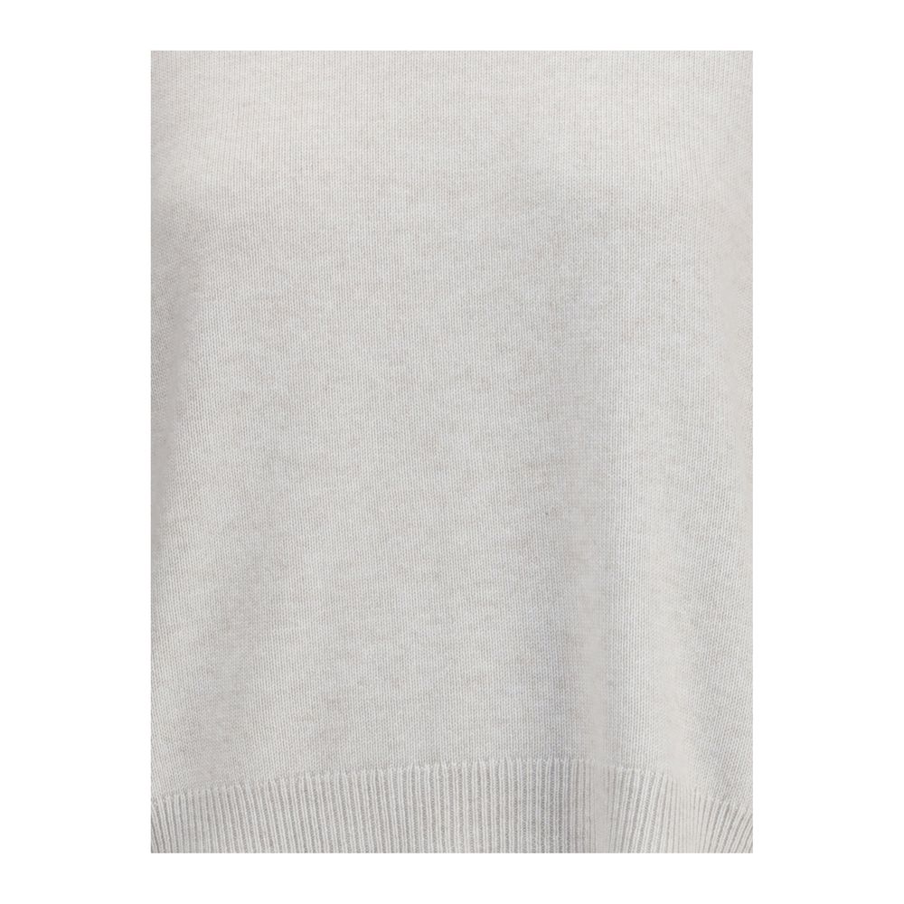 Brunello Cucinelli Gray Cashmere Cashmere Sweater
