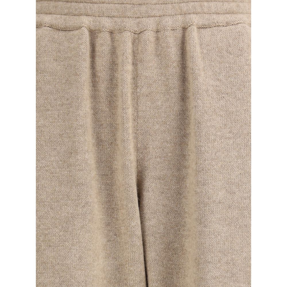 Brunello Cucinelli Beige Cashmere Pants