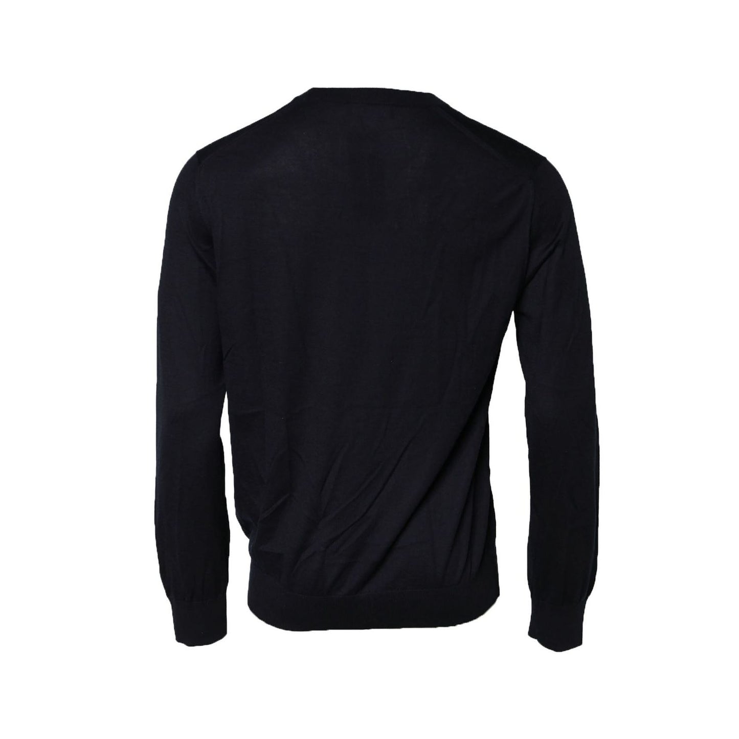 Dolce & Gabbana Black Long Sleeve CrewNeck Pullover Sweater