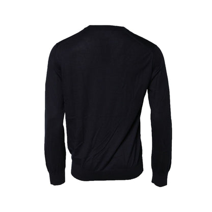 Dolce & Gabbana Black Long Sleeve CrewNeck Pullover Sweater