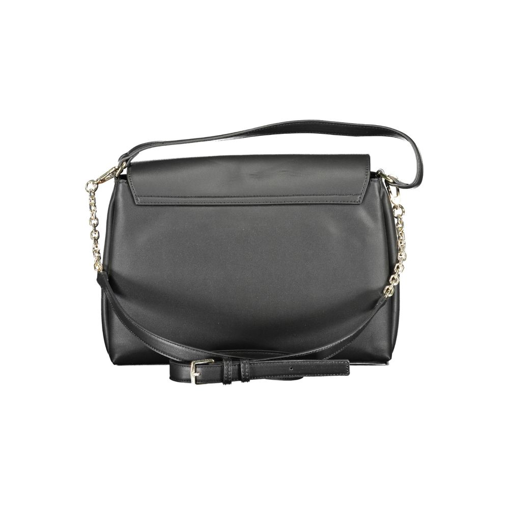 Calvin Klein Black Polyester Women Handbag CA-15386