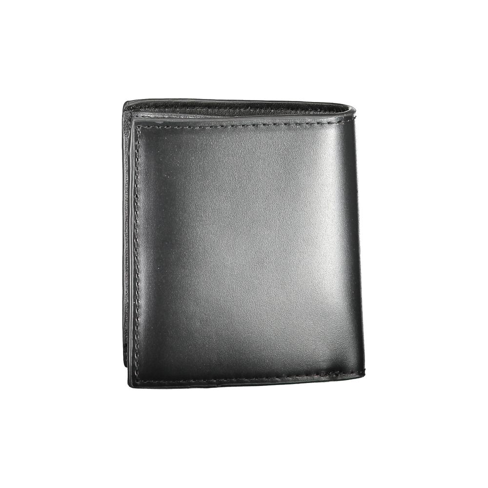 Tommy Hilfiger Black Leather Men Wallet TO-16780