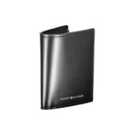 Tommy Hilfiger Black Leather Men Wallet TO-16780