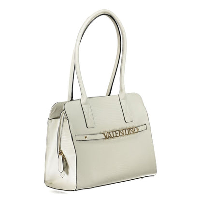 Mario Valentino White Polyethylene Handbag