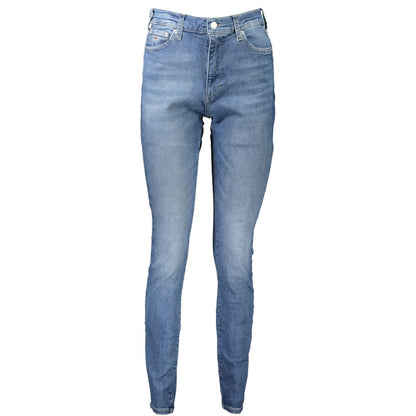 Tommy Hilfiger Blue Cotton Skinny Jeans Tommy Hilfiger