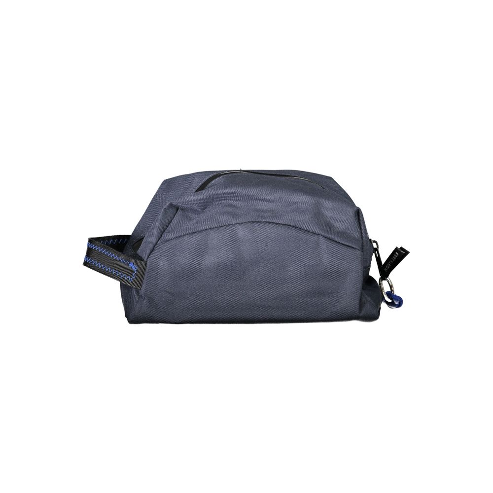 Front view with bag zipped and handles upright.