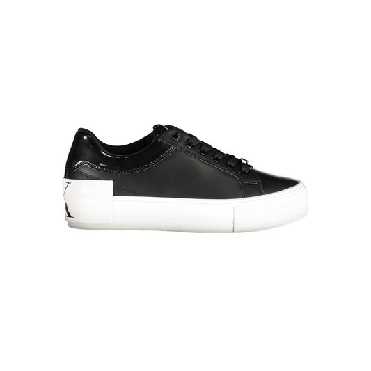 Calvin Klein Black Polyester Sneaker
