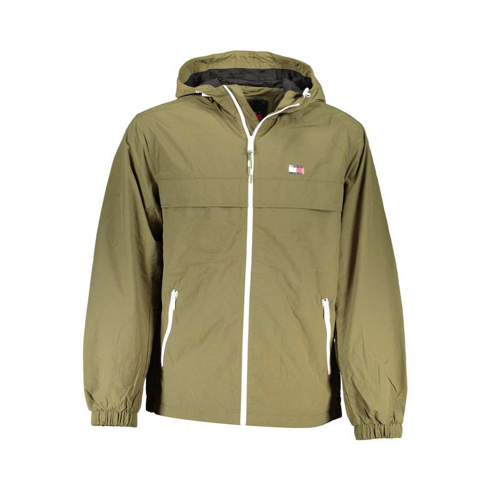 Tommy Hilfiger Green Polyamide Jackets & Coat