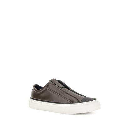 Brunello Cucinelli Black Rubber Low Top Sneakers