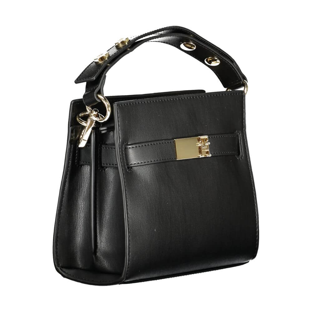Front view with bag zipped and handles upright.
