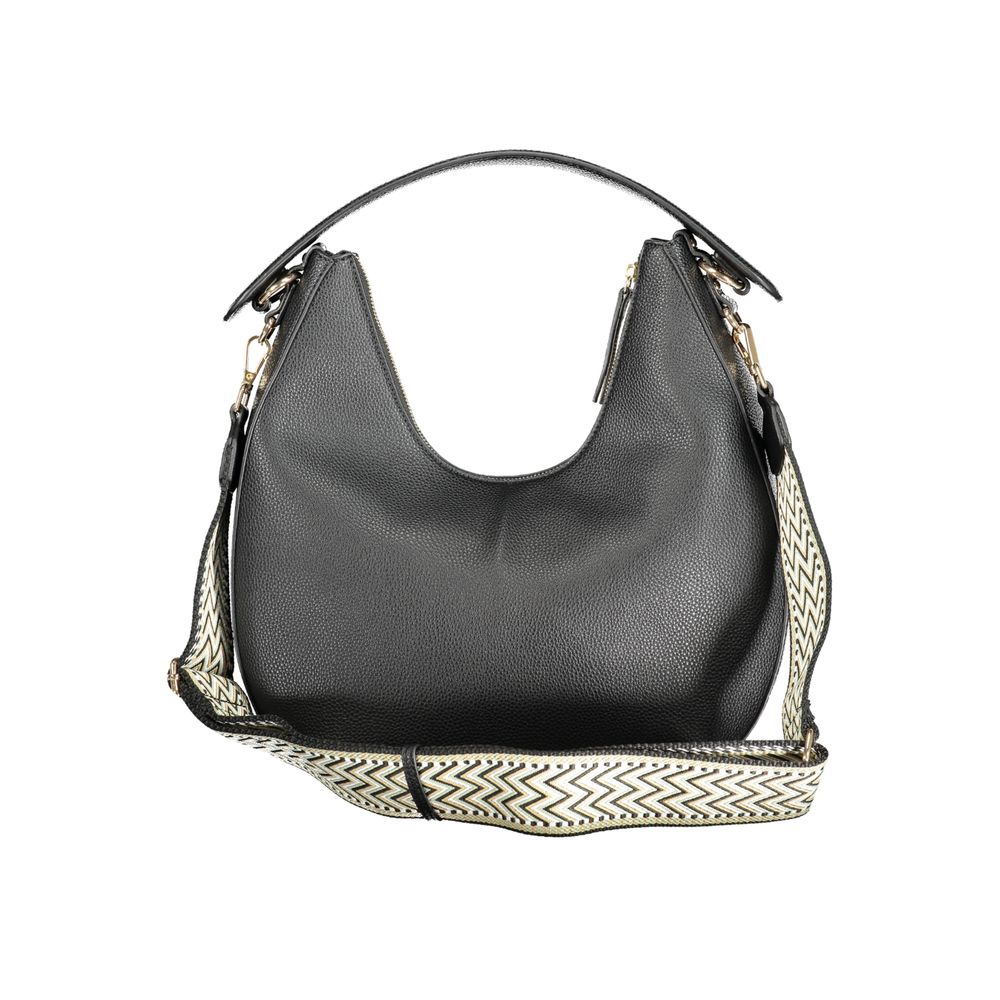 Front view with bag zipped and handles upright.