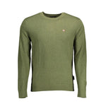 Napapijri Green Cotton Men Sweater NA-11911-XXL