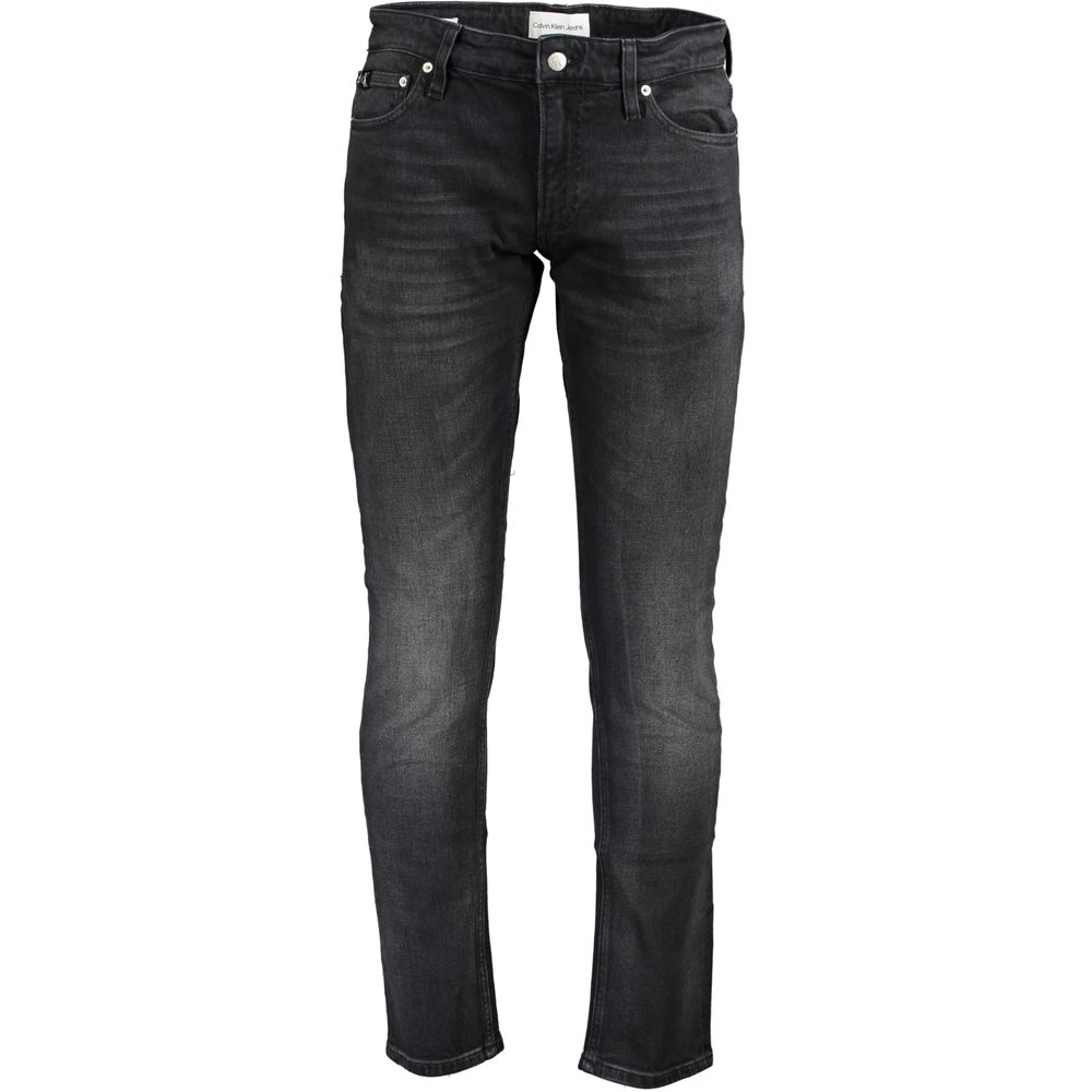 Calvin Klein Black Cotton Jeans Denim