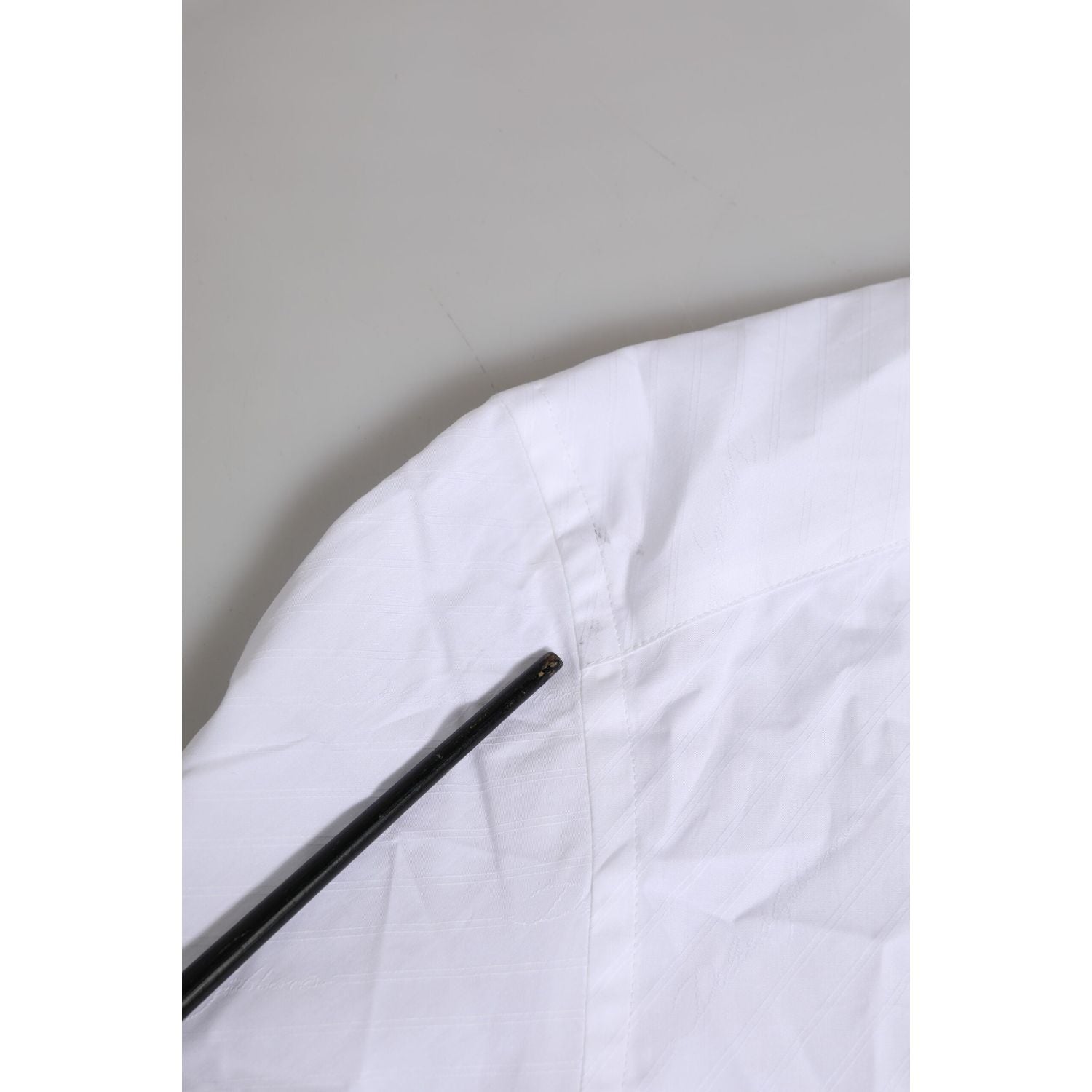 Dolce & Gabbana White Cotton GOLD Long Sleeves Formal Shirt