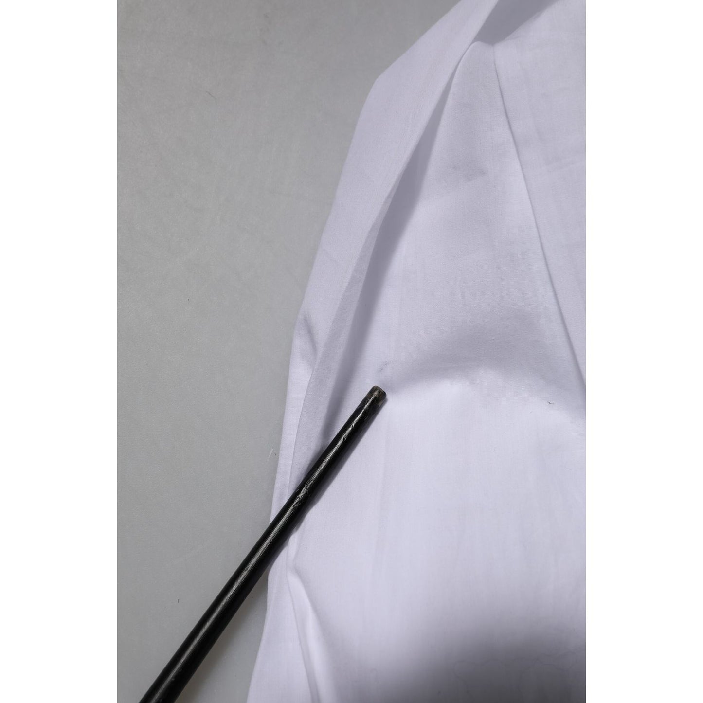 Dolce & Gabbana White Cotton GOLD Long Sleeves Formal Shirt