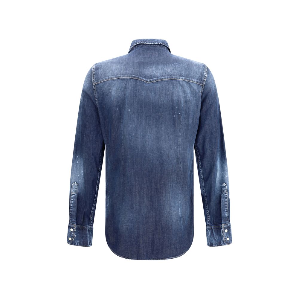 Dsquared² Blue Denim Shirt