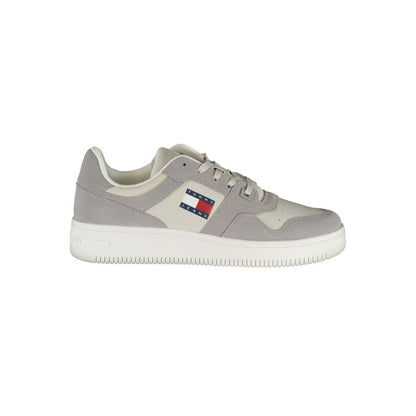 Tommy Hilfiger Gray Polyester Athletic Sneakers